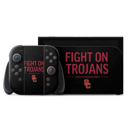 University of Southern California Fight On Trojans Nintendo Switch 2 (2025) with Joy-Con Skin