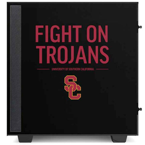 University of Southern California Fight On Trojans NZXT H510 Compact ATX Mid-Tower Case Skin
