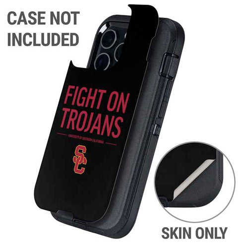 University of Southern California Fight On Trojans Otterbox Defender iPhone Skin