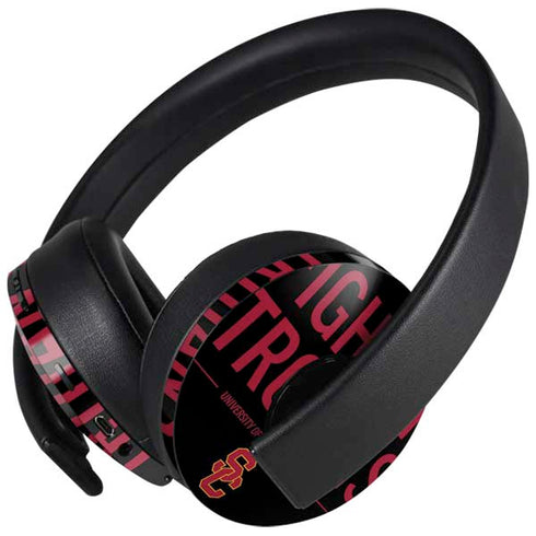 University of Southern California Fight On Trojans PlayStation 4 Gold Wireless Headset Skin