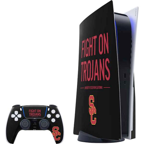 University of Southern California Fight On Trojans PlayStation PS5 Skins