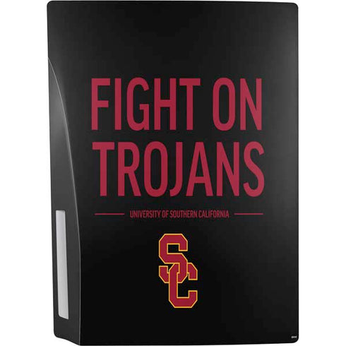 University of Southern California Fight On Trojans PS5 Console Skin