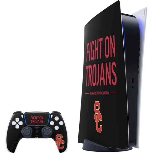 University of Southern California Fight On Trojans PlayStation PS5 Skins
