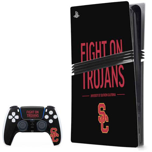 University of Southern California Fight On Trojans PlayStation PS5 Skins