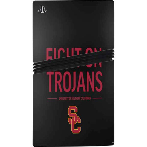 University of Southern California Fight On Trojans PS5 Pro Bundle Skin