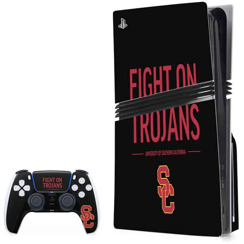 University of Southern California Fight On Trojans PlayStation PS5 Skins