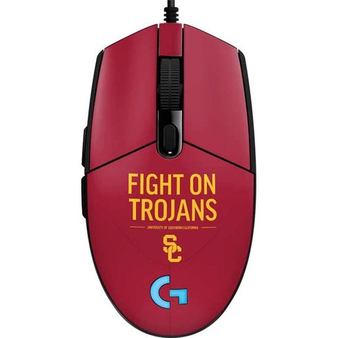 University of Southern California Fight On Trojans Red G203 Prodigy RGB Wired Gaming Mouse Skin
