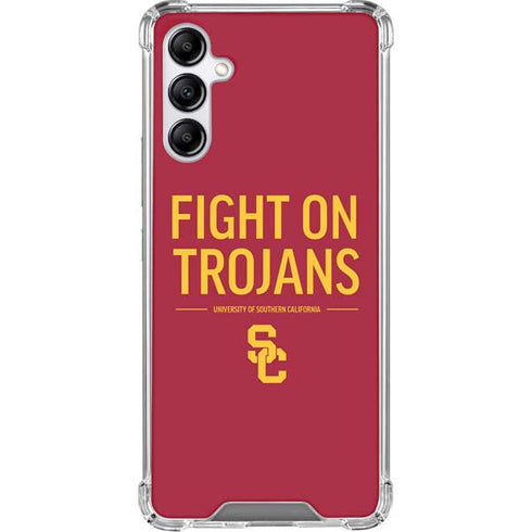 University of Southern California Fight On Trojans Red Gabb Phone 4 Clear Case
