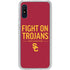 University of Southern California Fight On Trojans Red Galaxy A10e Clear Case