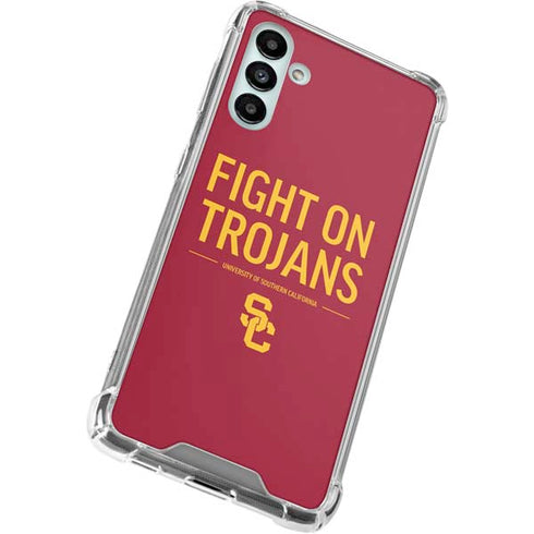 University of Southern California Fight On Trojans Red Galaxy A13 5G Clear Case