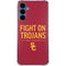 University of Southern California Fight On Trojans Red Galaxy A35 5G Clear Case
