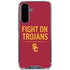 University of Southern California Fight On Trojans Red Galaxy A36 5G Clear Case