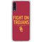 University of Southern California Fight On Trojans Red Galaxy A50 Clear Case