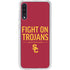 University of Southern California Fight On Trojans Red Galaxy A50 Clear Case