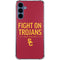 University of Southern California Fight On Trojans Red Galaxy A55 5G Clear Case