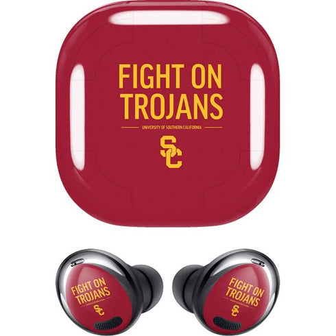 University of Southern California Fight On Trojans Red Galaxy Buds Pro Skin