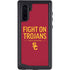 University of Southern California Fight On Trojans Red Galaxy Note 10 Waterproof Case