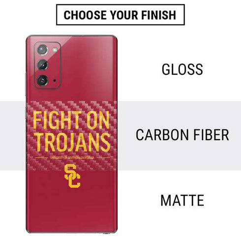 University of Southern California Fight On Trojans Red Galaxy Note20 5G Skin
