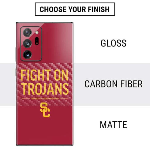 University of Southern California Fight On Trojans Red Galaxy Note20 Ultra 5G Skin