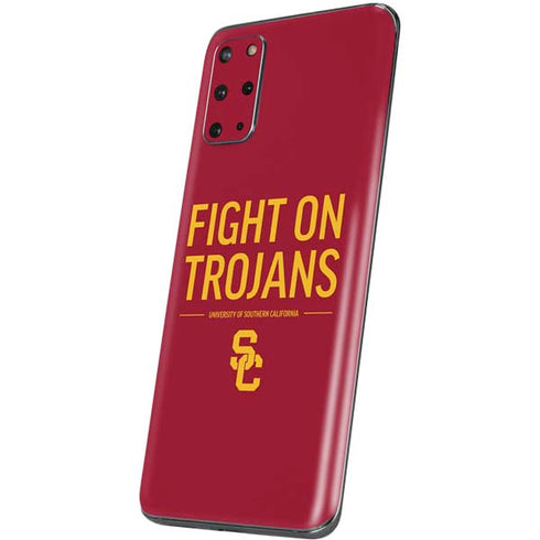 University of Southern California Fight On Trojans Red Galaxy S20 Plus Skin