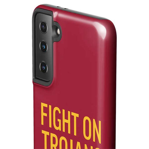 University of Southern California Fight On Trojans Red Galaxy S21 Plus 5G Pro Case