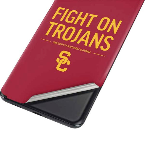 University of Southern California Fight On Trojans Red Galaxy S21 Plus 5G Skin