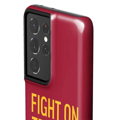 University of Southern California Fight On Trojans Red Galaxy S21 Ultra 5G Pro Case