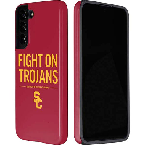 University of Southern California Fight On Trojans Red Galaxy S22 Plus Pro Case