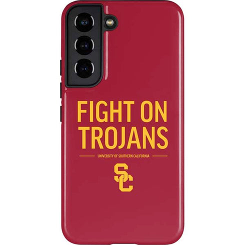 University of Southern California Fight On Trojans Red Galaxy S22 Pro Case