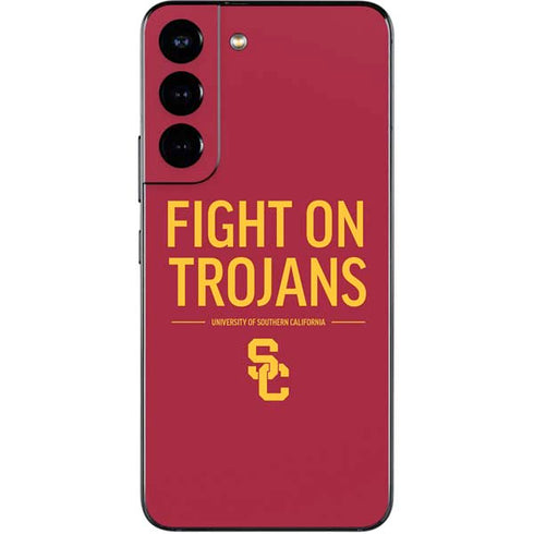 University of Southern California Fight On Trojans Red Galaxy S22 Skin