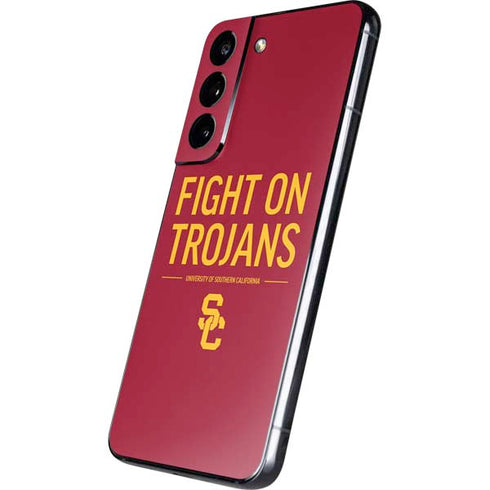 University of Southern California Fight On Trojans Red Galaxy S22 Skin