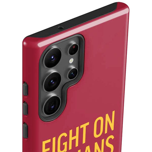 University of Southern California Fight On Trojans Red Galaxy S23 Ultra Pro Case