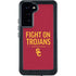 University of Southern California Fight On Trojans Red Galaxy S24 Plus Waterproof Case