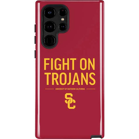 University of Southern California Fight On Trojans Red Galaxy S25 Ultra Impact Case
