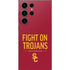 University of Southern California Fight On Trojans Red Galaxy S25 Ultra Skin