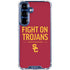 University of Southern California Fight On Trojans Red Galaxy S25 Clear Case