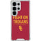 University of Southern California Fight On Trojans Red Galaxy S25 Ultra Clear Case