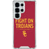 University of Southern California Fight On Trojans Red Galaxy S25 Ultra Clear Case