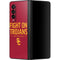 University of Southern California Fight On Trojans Red Galaxy Z Fold3 5G Skin
