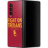 University of Southern California Fight On Trojans Red Galaxy Z Fold3 5G Skin
