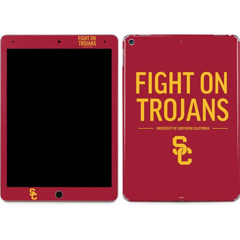 University of Southern California Fight On Trojans Red iPad Skins