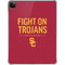 University of Southern California Fight On Trojans Red iPad Pro 11in (2024) Clear Case