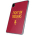 University of Southern California Fight On Trojans Red iPad Pro 11in (2024) Clear Case