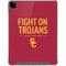 University of Southern California Fight On Trojans Red iPad Pro 12.9in (2020) Clear Case