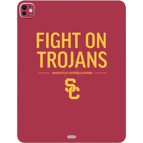 University of Southern California Fight On Trojans Red iPad Pro 13in M4 (2024) Skin