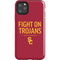 University of Southern California Fight On Trojans Red iPhone 11 Pro Max Impact Case
