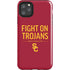 University of Southern California Fight On Trojans Red iPhone 11 Pro Max Impact Case