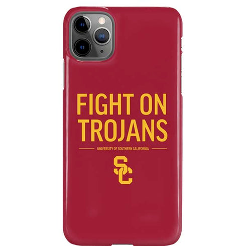 University of Southern California Fight On Trojans Red iPhone 11 Pro Max Lite Case