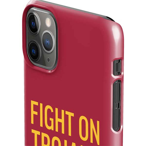 University of Southern California Fight On Trojans Red iPhone 11 Pro Max Lite Case