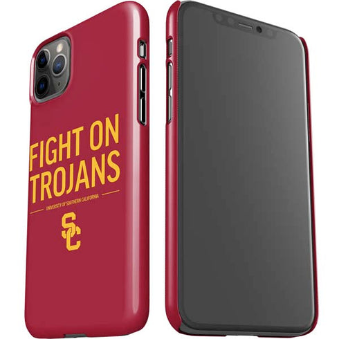 University of Southern California Fight On Trojans Red iPhone 11 Pro Max Lite Case